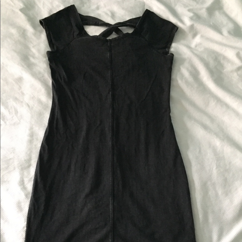 Billabong distressed black dress